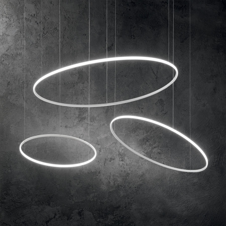 Ideal Lux - LED Lühter HULAHOOP LED/39W/230V 3000K d. 81,5 cm CRI 90 valge