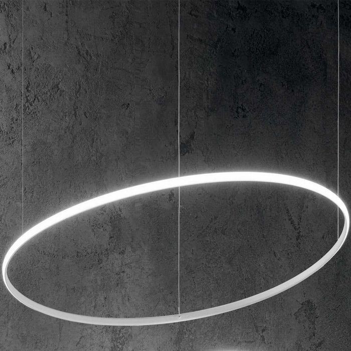 Ideal Lux - LED Lühter HULAHOOP LED/46W/230V 3000K d. 100 cm CRI 90 valge