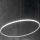 Ideal Lux - LED Lühter HULAHOOP LED/46W/230V 3000K d. 100 cm CRI 90 valge