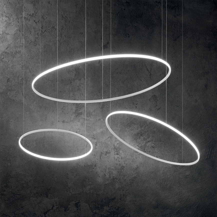 Ideal Lux - LED Lühter HULAHOOP LED/46W/230V 3000K d. 100 cm CRI 90 valge