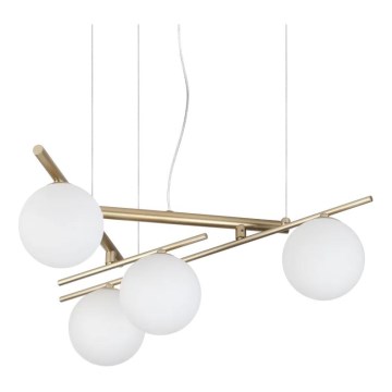 Ideal Lux - LED-lühter kaablil ATLAS 4xG9/3W/230V kuldne