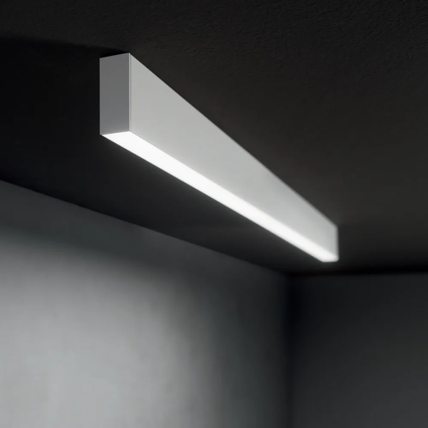 Ideal Lux - LED-lühter kaablil LINUS LED/32W/230V 3000K CRI 90 120 cm valge
