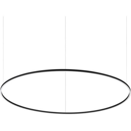 Ideal Lux - ORACLE SLIM LED-lühter kaablil 83W/230V 2700K CRI 90, läbimõõt 150 cm, must