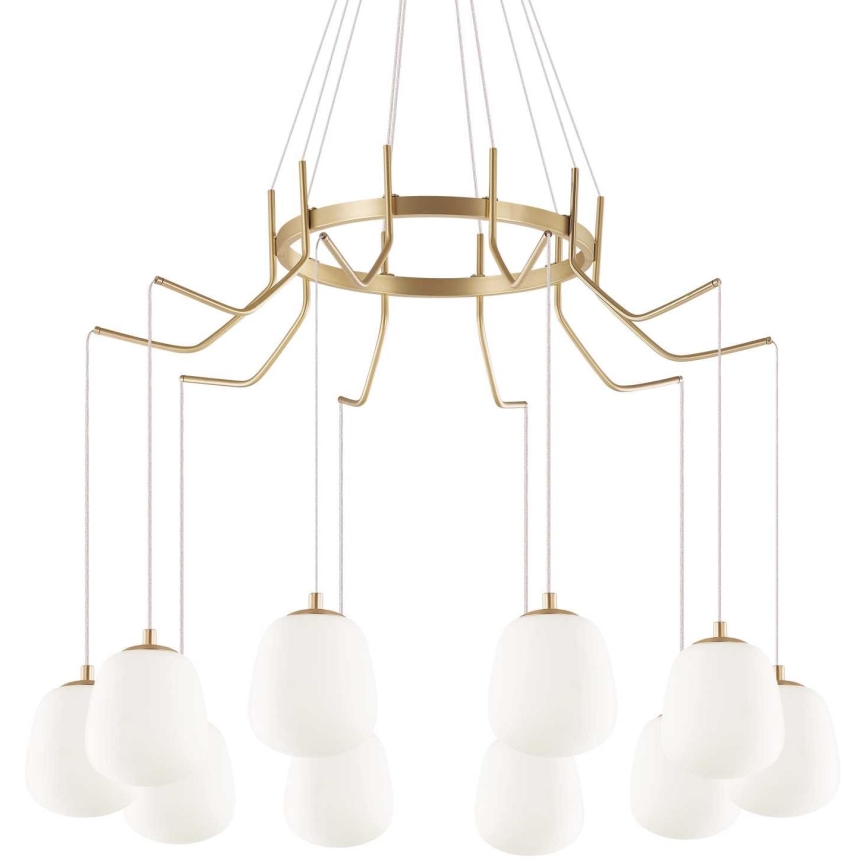 Ideal Lux - LED Lühter KAROUSEL 10xG9/3W/230V d. 82,5 cm messing