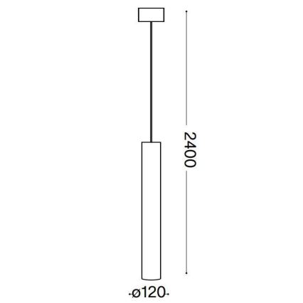 Ideal Lux - LED Lühter LOOK 1xGU10/10W/230V must