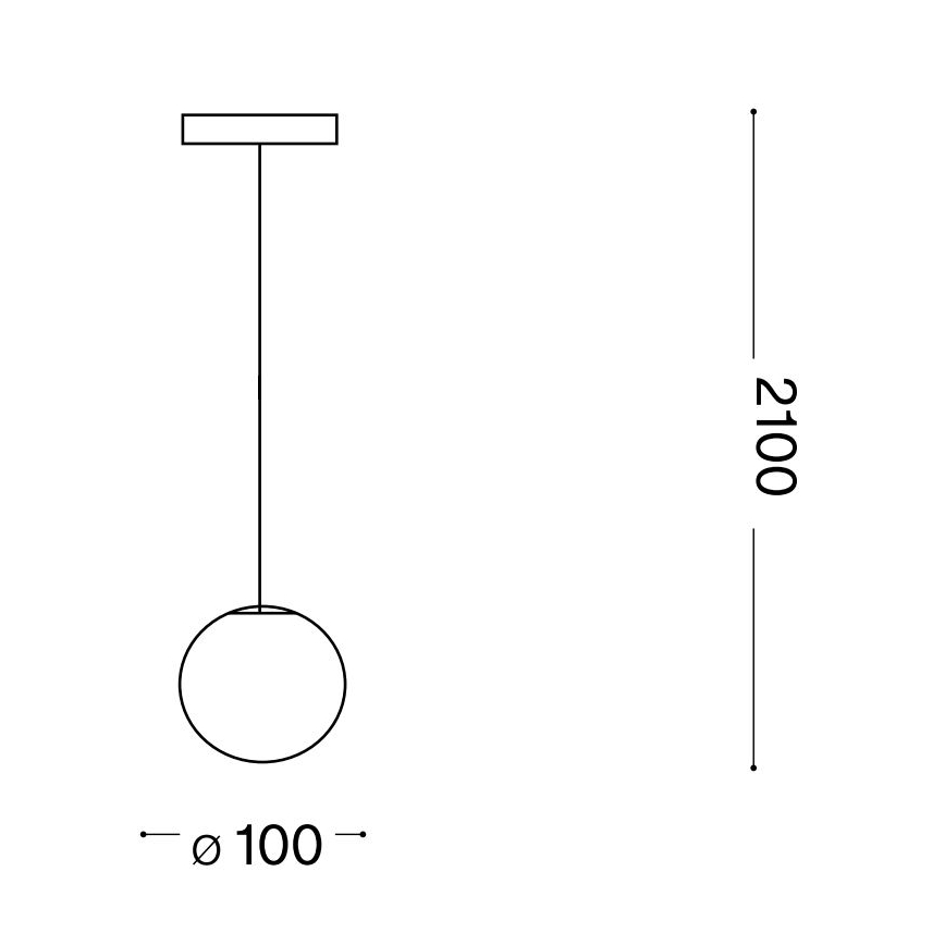 Ideal Lux - LED Lühter MAPA 1xG9/3W/230V d. 10 cm valge