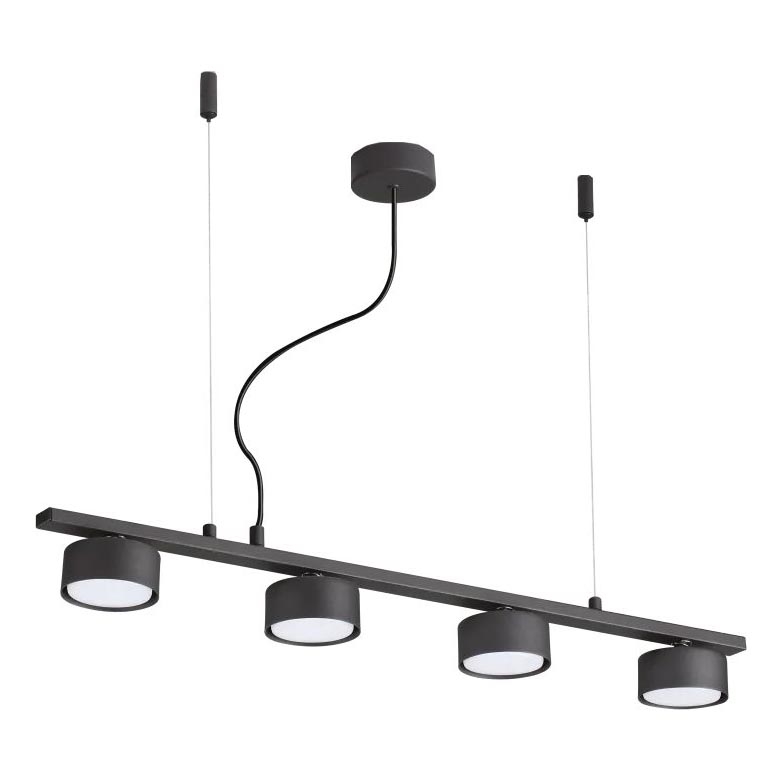 Ideal Lux - LED Lühter MINOR 4xGX53/9W/230V 75,5 cm must