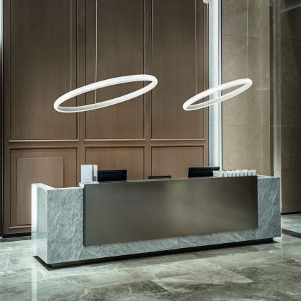Ideal Lux - LED Lühter MIRACLE LED/45W/230V d. 80 cm CRI 90 matt kroom
