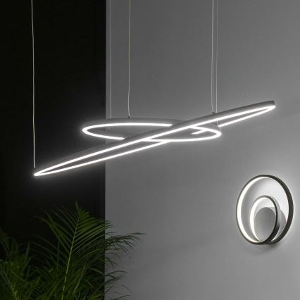 Ideal Lux - LED Lühter ORACLE SLIM LED/29W/230V 2700K d. 50 cm must