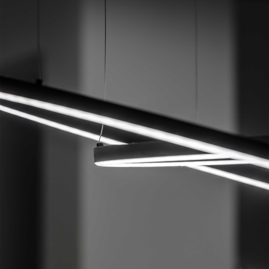Ideal Lux - LED Lühter ORACLE SLIM LED/29W/230V 2700K d. 50 cm must
