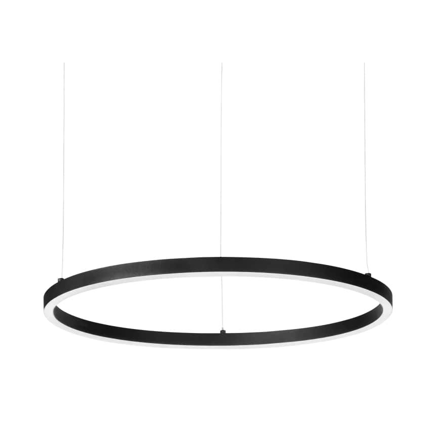 Ideal Lux - LED Hämardatav lühter ORACLE SLIM LED/39W/230V 3000K d. 70 cm must