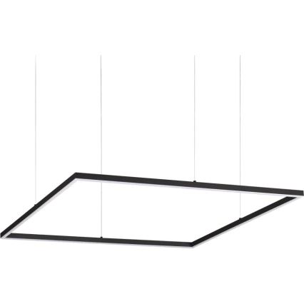 Ideal Lux - LED Lühter ORACLE SLIM LED/53W/230V 3000K 90x90 cm must