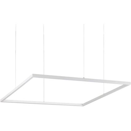 Ideal Lux - LED Lühter ORACLE SLIM LED/53W/230V 3000K 90x90 cm valge