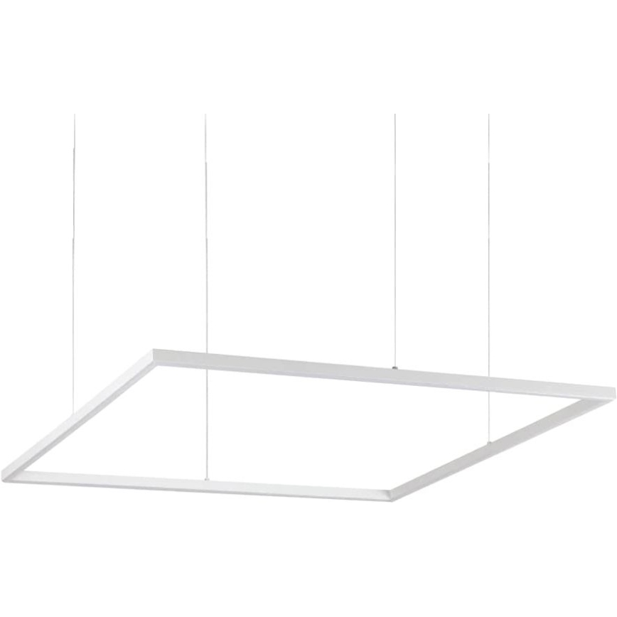 Ideal Lux - LED Lühter ORACLE SLIM LED/53W/230V 3000K 90x90 cm valge