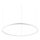 Ideal Lux - LED Lühter ORACLE SLIM LED/55W/230V 4000K d. 90 cm valge