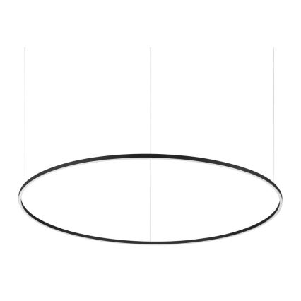 Ideal Lux - LED Hämardatav lühter ORACLE SLIM LED/76W/230V 3000K d. 150 cm must
