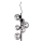 Ideal Lux - LED Lühter PERLAGE 6xG9/3W/230V d. 26 cm must/suitsune