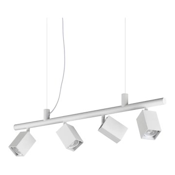 Ideal Lux - LED-lühter riputuskaabliga DYNAMITE 4xGU10/7W/230V CRI 90 valge