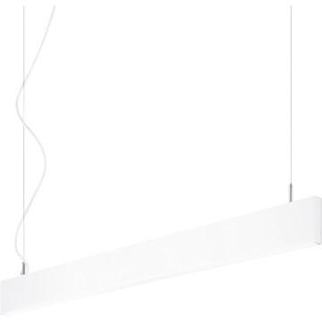 Ideal Lux - LED-lühter riputuskaabliga LINUS LED/32W/230V 4000K CRI 90 120 cm valge