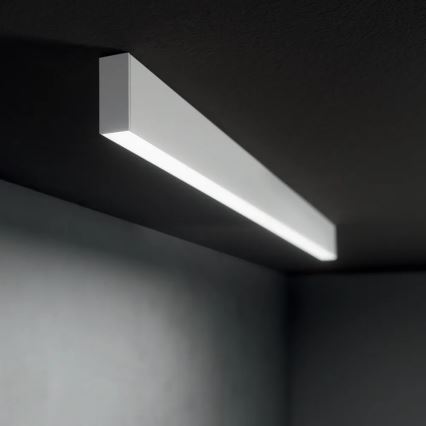 Ideal Lux - LED-lühter riputuskaabliga LINUS LED/32W/230V 4000K CRI 90 120 cm valge