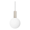 Ideal Lux - LED-lühter riputuskaabliga ODEON LED/8W/230V CRI 90 läbimõõt 20 cm beež/valge