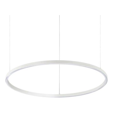 Ideal Lux - LED-lühter riputuskaabliga ORACLE SLIM LED/37W/230V 2700K CRI 90 läbimõõt 70 cm valge