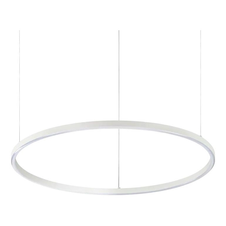 Ideal Lux - LED-lühter riputuskaabliga ORACLE SLIM LED/37W/230V 2700K CRI 90 läbimõõt 70 cm valge