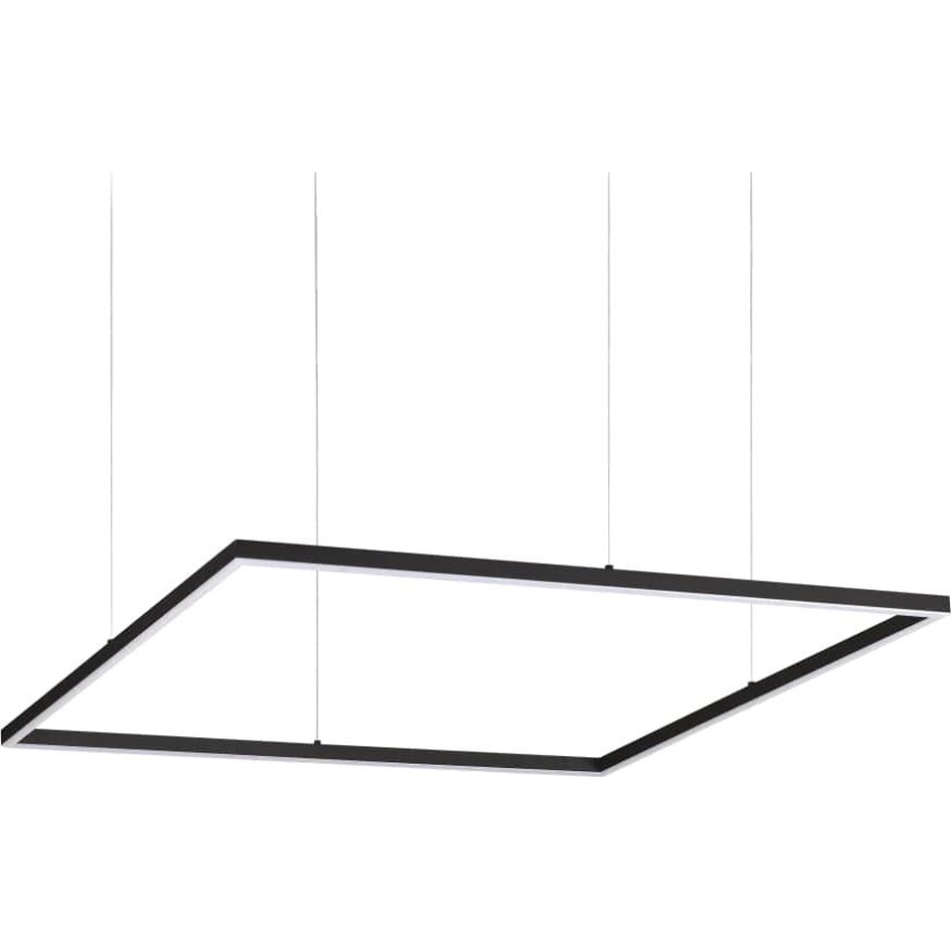 Ideal Lux - LED-rippvalgusti kaabliga ORACLE SLIM LED/53W/230V 3000K CRI 90 90x90 cm must