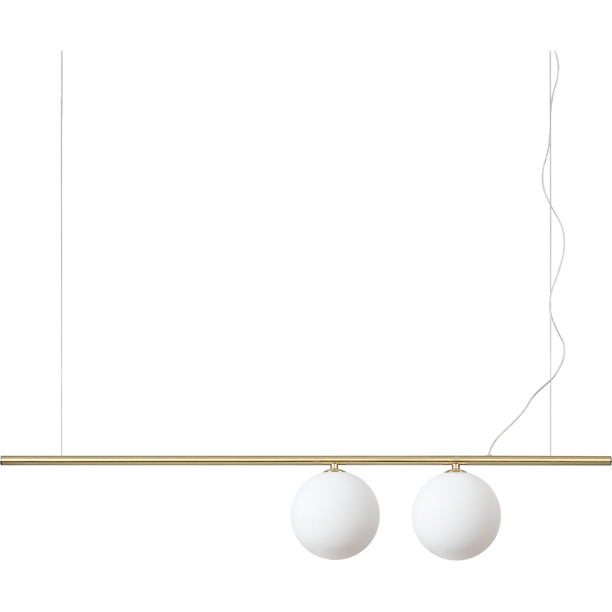 Ideal Lux - LED-lühter riputuskaablil PERLINE 2xG9/3W/230V kuldne