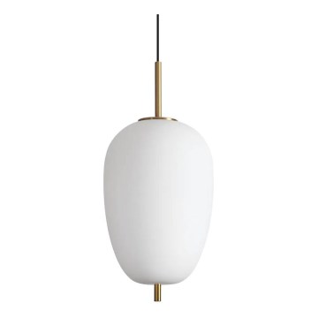 Ideal Lux - LED Lühter UMILE LED/20W/230V d. 27 cm CRI 90 messing/valge