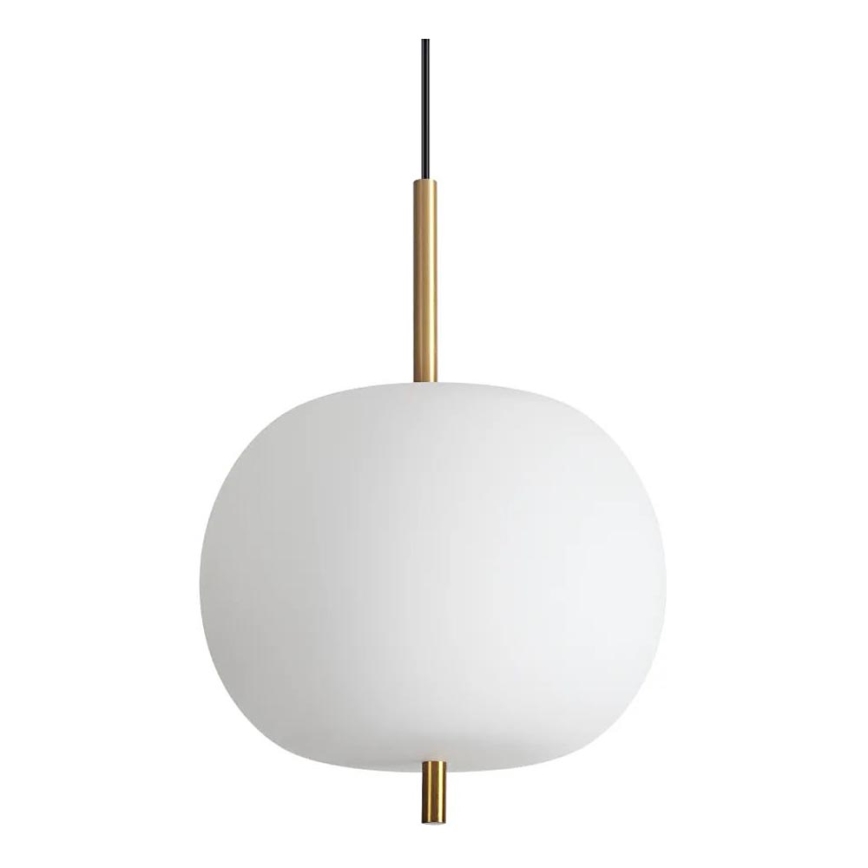 Ideal Lux - LED Lühter UMILE LED/20W/230V d. 30 cm CRI 90 messing/valge