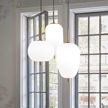 Ideal Lux - LED Lühter UMILE LED/55W/230V d. 60 cm CRI 90 messing/valge