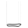 Ideal Lux - LED Lühter WAVES LED/37W/230V CRI 90 must