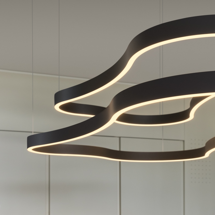 Ideal Lux - LED Lühter WAVES LED/37W/230V CRI 90 must
