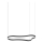 Ideal Lux - LED Lühter WAVES LED/45W/230V CRI 90 must
