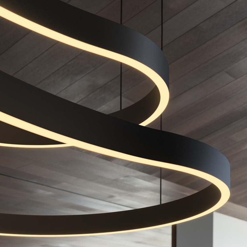 Ideal Lux - LED Lühter WAVES LED/54W/230V CRI 90 must