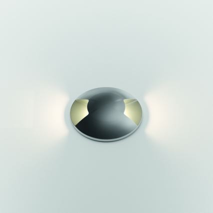 Ideal Lux - LED maasse paigaldatav sõidutee valgusti ROCKET LED/3W/230V CRI 90 IK08 IP67 matistatud kroom