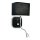 Ideal Lux - LED Paindlik seinalamp 1xE14/40W/230V + LED/1W/230V must