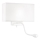 Ideal Lux - LED Paindlik seinalamp HOTEL 1xE27/60W/230V + LED/1,5W valge