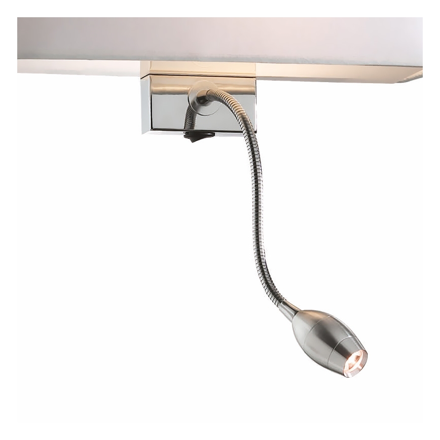 Ideal Lux - LED Paindlik seinalamp HOTEL 1xE27/60W + LED/1,5W/230V