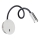 Ideal Lux - LED Paindlik väike lamp FOCUS LED/3,5W/230V CRI 90 hall/läikiv kroom