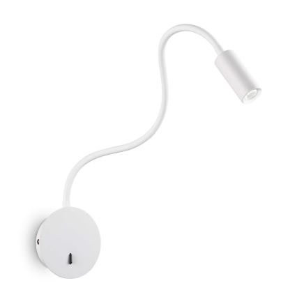 Ideal Lux - LED Paindlik väike lamp FOCUS LED/3,5W/230V CRI 90 valge