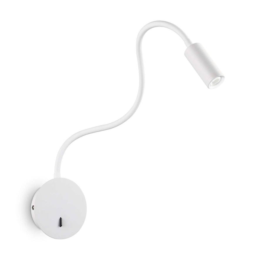 Ideal Lux - LED Paindlik väike lamp FOCUS LED/3,5W/230V CRI 90 valge