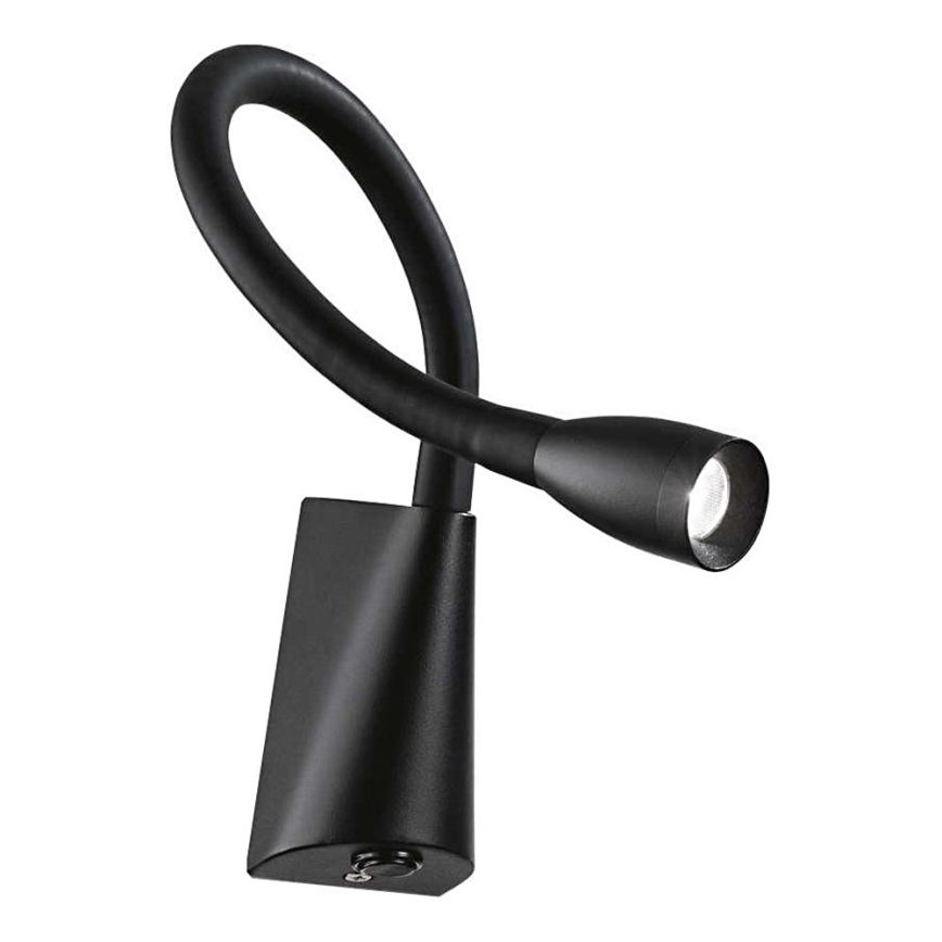 Ideal Lux - LED Paindlik väike lamp GOOSE LED/3W/230V CRI 90 must
