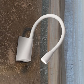 Ideal Lux - LED Paindlik väike lamp GOOSE LED/3W/230V CRI 90 valge