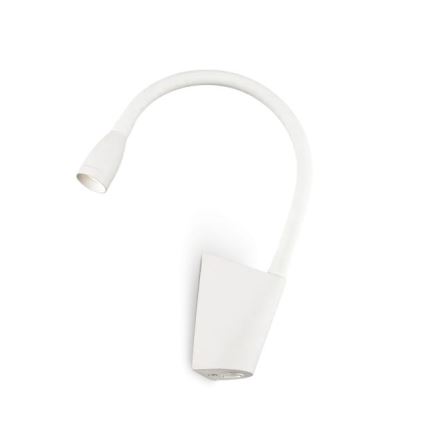 Ideal Lux - LED Paindlik väike lamp GOOSE LED/3W/230V CRI 90 valge