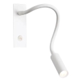 Ideal Lux - LED Paindlik väike lamp IO LED/3W/230V CRI 90 valge
