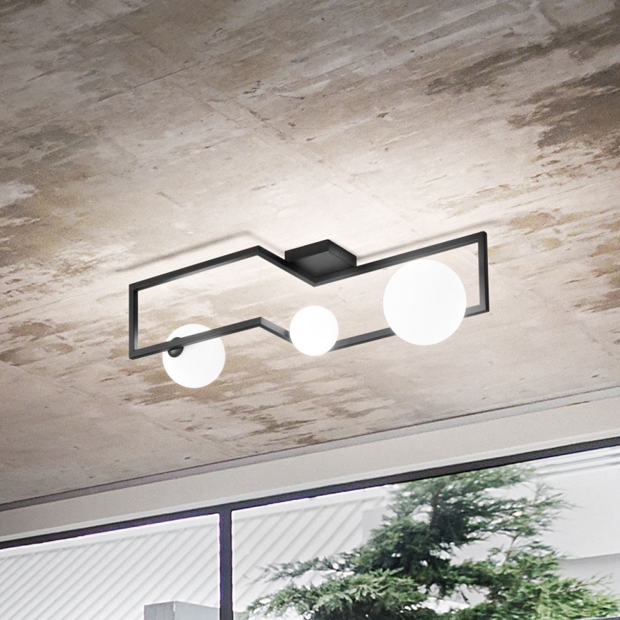 Ideal Lux - LED Pinnale kinnitatav lühter ANGOLO 3xG9/3W/230V must