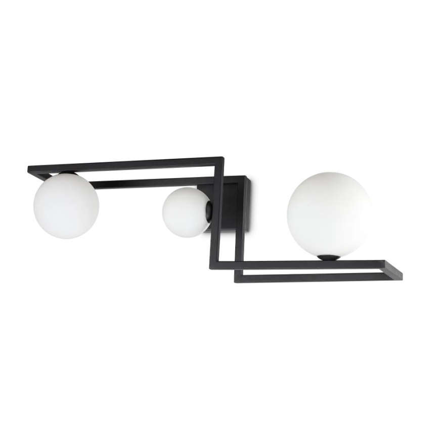Ideal Lux - LED Pinnale kinnitatav lühter ANGOLO 3xG9/3W/230V must