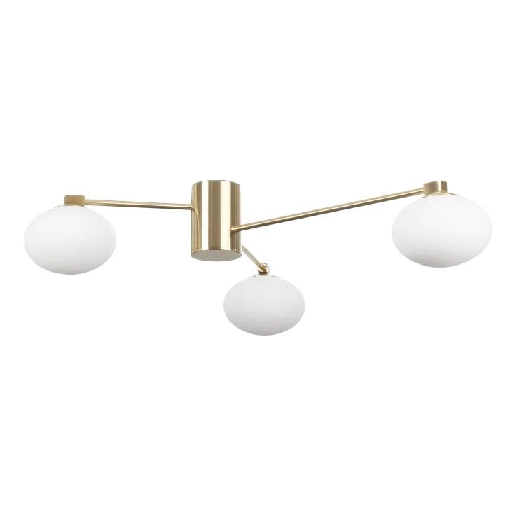 Ideal Lux - LED Pinnale kinnitatav lühter HERMES 3xG9/3W/230V d. 90 cm kuldne